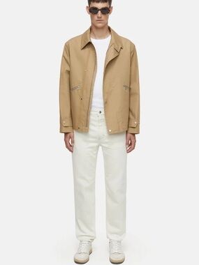Men’s Slim Fit White Denim Jeans